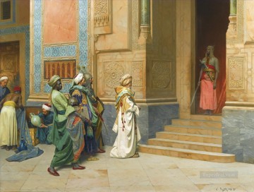 THE Offering ルートヴィヒ・ドイチュ・オリエンタリズム・アラベール Oil Paintings